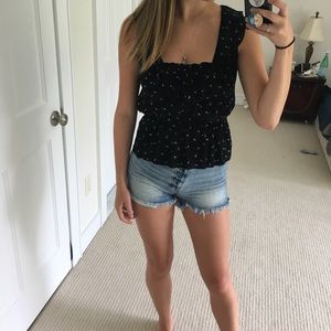 Two piece floral shirt